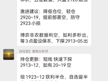 25.3.9黄金2900快涨快跌空单获利 下周CPI等突破